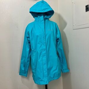 NEW Columbia Arcadia II Rain Jacket for Ladies - Geyser (turquoise) Plus Size 1X